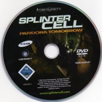 Tom Clancy's Splinter Cell: Pandora Tomorrow (OEM DVD) Box Art