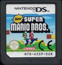New Super Mario Bros. (green PEGI, European Registered Design) Box Art