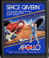 Space Cavern (blue label) Box Art