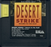 Desert Strike: Return to the Gulf (USA Cart) Box Art