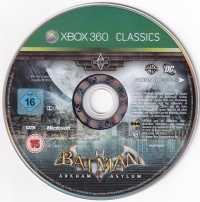 Batman: Arkham Asylum - Classics (BAFTA Winner) Box Art