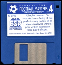 Professional Football Masters Version 4 Box Art