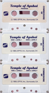 Temple of Apshai (cassette) Box Art