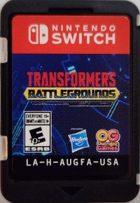 Transformers: Battlegrounds Box Art