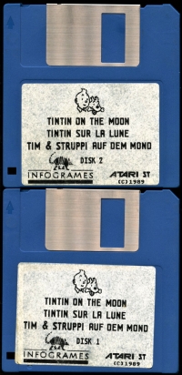 Tintin sur la Lune Box Art