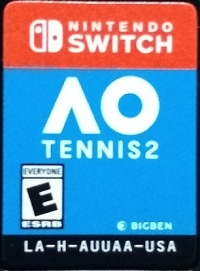 AO Tennis 2 Box Art