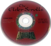 Elder Scrolls, The: Arena (red disc) - CD-ROM Version Box Art