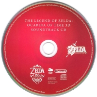 Legend of Zelda, The: Ocarina of Time 3D Soundtrack (Club Nintendo Exclusive) Box Art