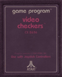 Video Checkers (text label) Box Art