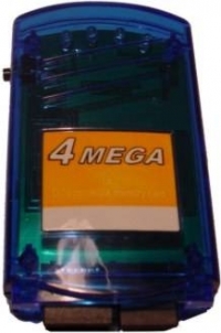 3A Games 4 Mega DC Compatible Memory Card (blue) Box Art