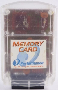 Performance Memory Card (clear) Box Art