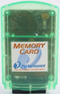 Performance Memory Card (green) Box Art