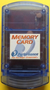 Performance Memory Card (blue) Box Art