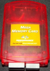 Performance Mega Memory Card (red) Box Art