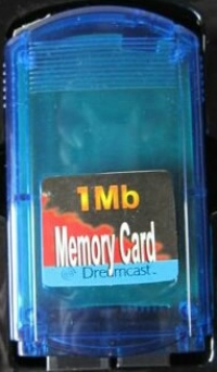 Simbas Memory Card 1Mb (blue) Box Art