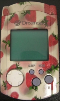 Sega Dream Point Bank Visual Memory (Strawberry) Box Art