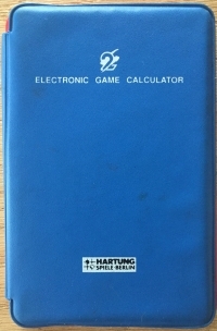 Hartung Electronic Game Calculator Box Art