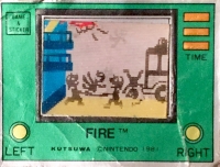 Nintendo Game & Sticker - Fire Box Art