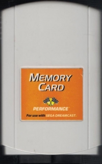 Performance Memory Card (white / orange label) [NA] Box Art