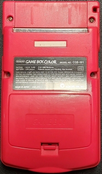 Nintendo Game Boy Color (Berry / CGB-JPN-1) Box Art