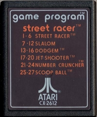 Street Racer (orange text label) Box Art