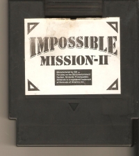 Impossible Mission II (S.E.I.) Box Art