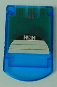 H&H Memory Card 1MB (clear blue) Box Art