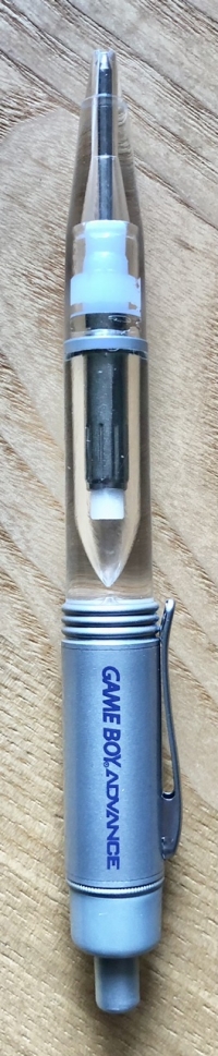 Nintendo Game Boy Advance promotional pen with light Box Art