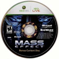Mass Effect PreOrder Bonus Disc Box Art