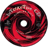 Interactive CD Sampler Pack Volume Three (SCUS-94966 / 2 ring hubs) Box Art