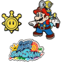 Super Mario Sunshine: 35th Anniversary Pin Set Box Art