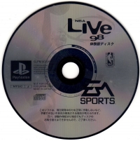 NBA Live 98 Taikenban Disc Box Art