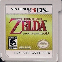 Legend of Zelda, The: Ocarina of Time 3D (Not for Resale) Box Art