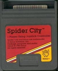 Spider City Box Art