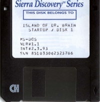 Island of Dr. Brain, The - Sierra Discovery Series Box Art