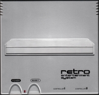 Retro-bit Retro Entertainment System (Silver/Black) Box Art