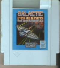 Galactic Crusader (blue cartridge) Box Art