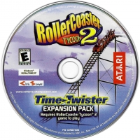 RollerCoaster Tycoon 2: Time Twister Expansion Pack (Scholastic) Box Art