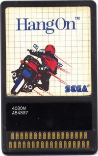 Hang On (Sega Card / 4080M) Box Art