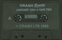 Crash Presents January 1991 (Tape Two) Box Art