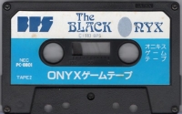 Black Onyx, The (PC-8801 / cassette) Box Art