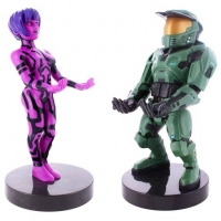 Exquisite Gaming Phone & Controller Holder - Master Chief & Cortana Twin Pack Box Art