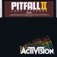 Pitfall II: Lost Caverns (disk) Box Art