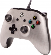 PowerA Enhanced Wired Controller (Brushed Aluminum) Box Art