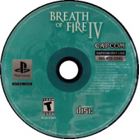 Breath of Fire IV (green disc) Box Art