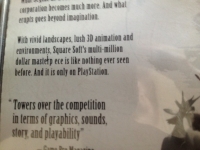 Final Fantasy VII (Misprint) Box Art