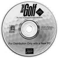 Microsoft Golf: CD-ROM Version 2.0 Box Art