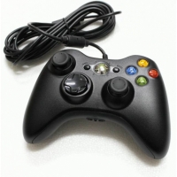 Xbox 360 Wired Controller - Black (slim) Box Art