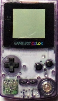 Nintendo Game Boy Color (Clear Purple) Box Art