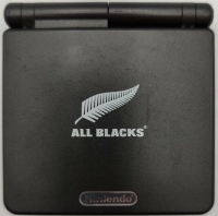 Nintendo Game Boy Advance SP - All Blacks Special Edition Box Art